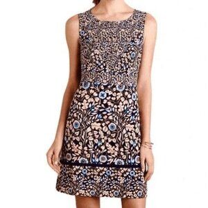 Anthropologie Maeve Floral Print Sleeveless Dress, Size 4